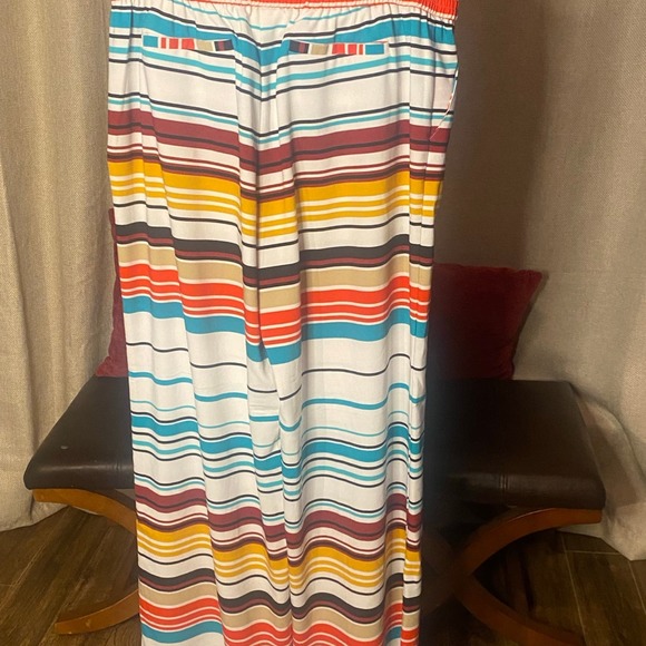 Resort Style New York & Company Gaucho Pants Sz L (12-14) - Picture 2 of 8